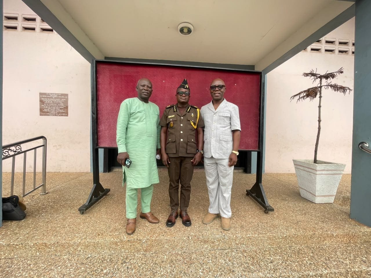 PFG team on a prison visit in Ghana
