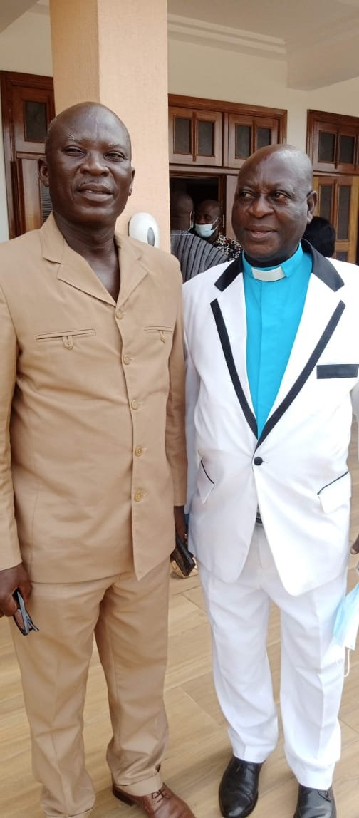 With clergy at a Prison Fellowship gathering.